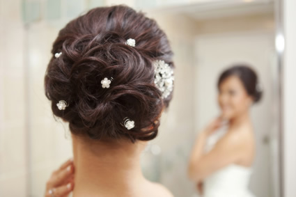 bridal hairdressing
